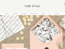 Tablet Screenshot of littlebitheart.com
